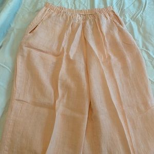 A, Flax, Peach Pants
